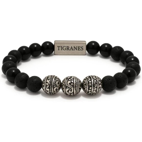 Tigranes Natural Stone Beaded Bracelet Collection - Handmade Gemstone Jewelry in